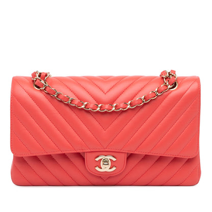 Chanel Gabrielle Lambskin Red Shoulder Bag Style 8