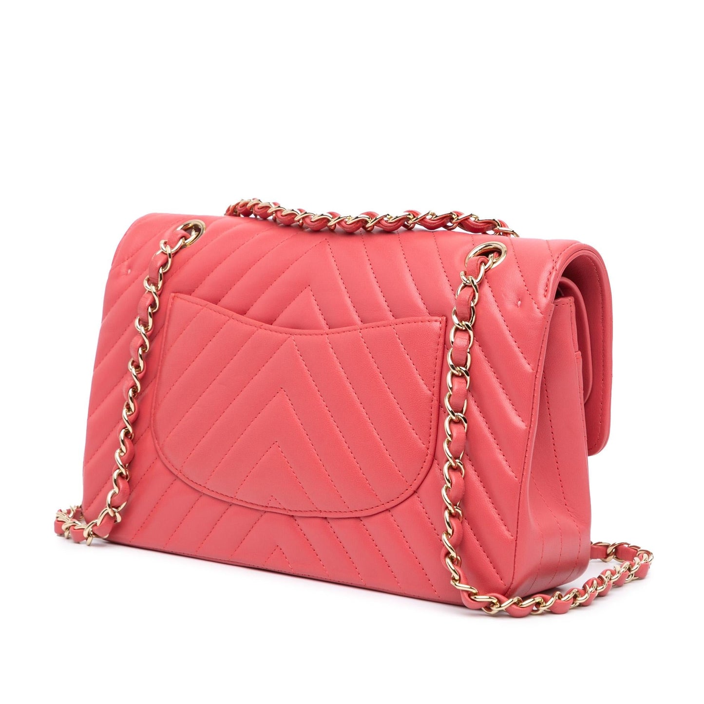 Chanel Gabrielle Lambskin Pink Shoulder Bag Style 7