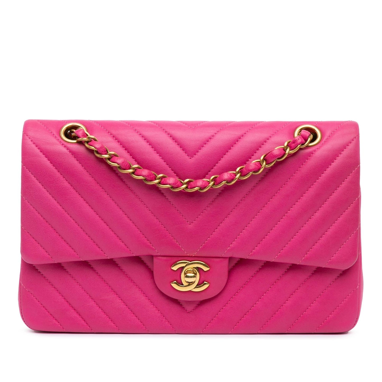 Chanel Gabrielle Lambskin Pink Shoulder Bag Style 3