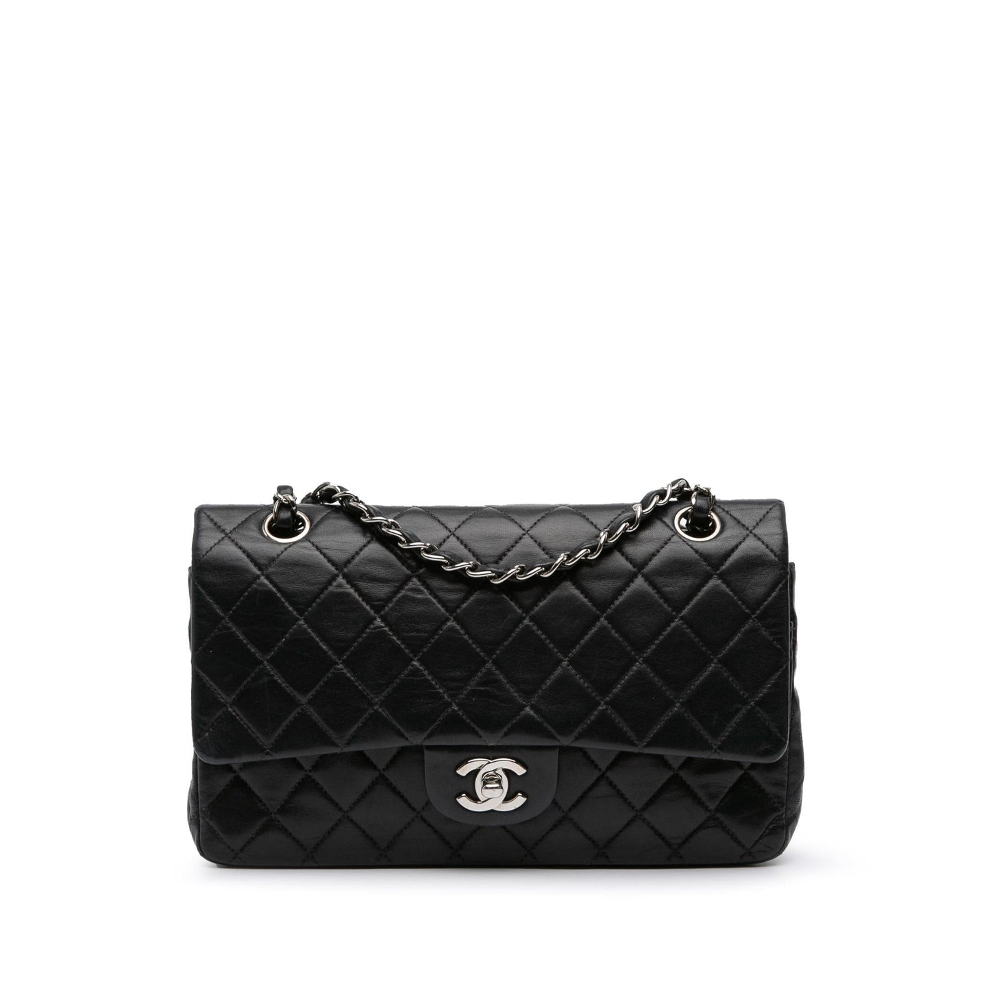 Chanel Gabrielle Lambskin Black Shoulder Bag Style 78