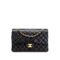 Chanel Gabrielle Lambskin Black Shoulder Bag Style 56
