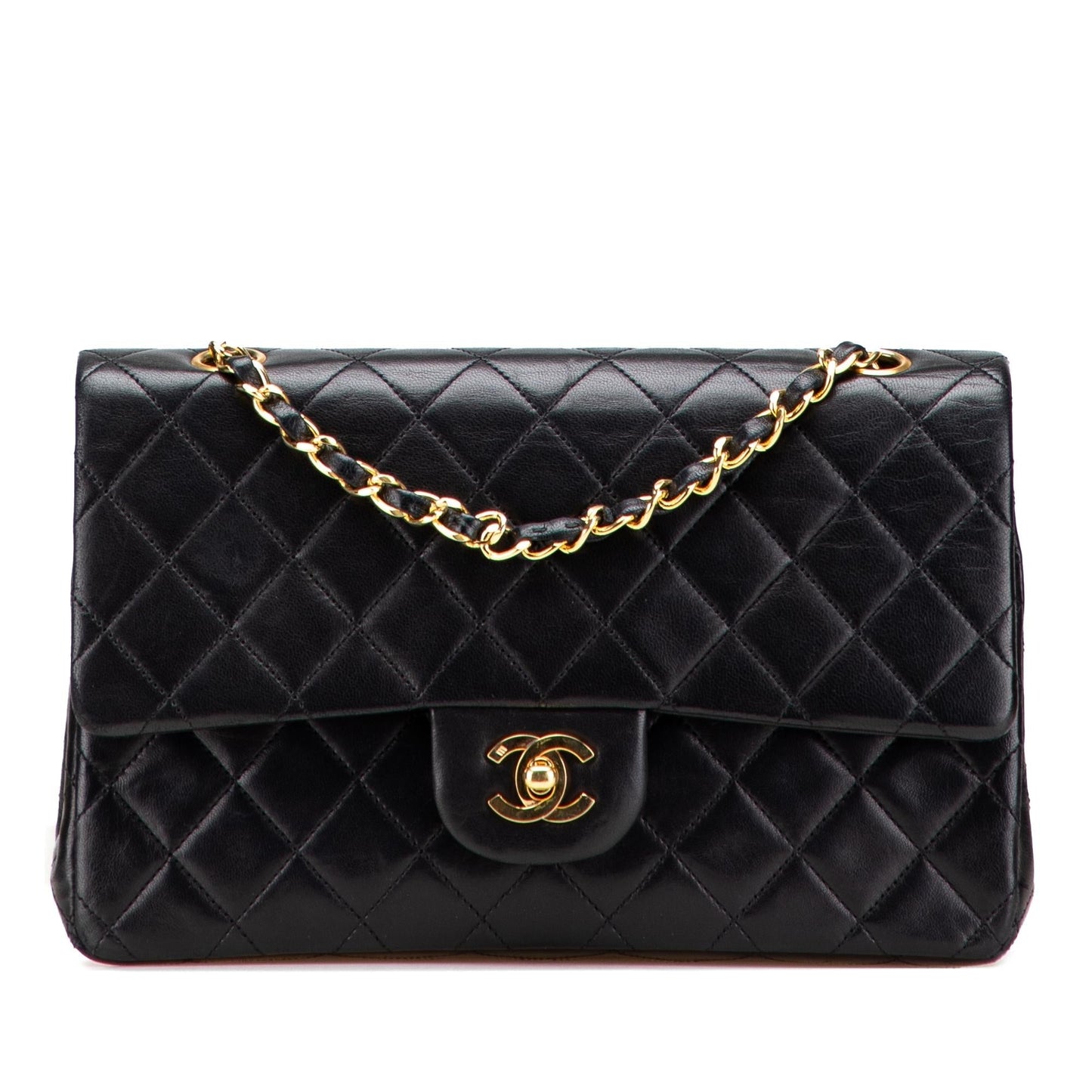 Chanel Gabrielle Lambskin Black Shoulder Bag Style 54