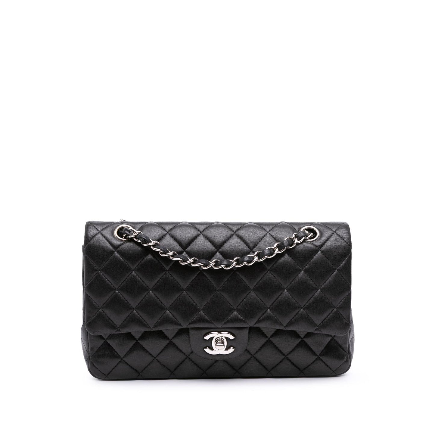 Chanel Gabrielle Lambskin Black Shoulder Bag Style 43