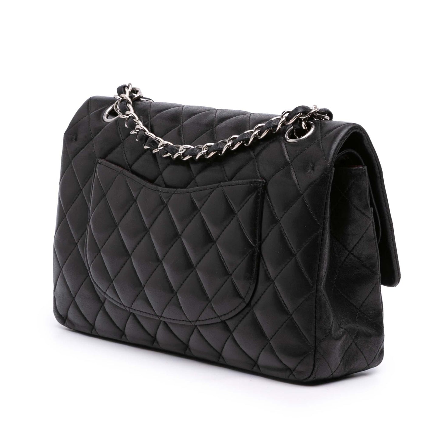 Chanel Gabrielle Lambskin Black Shoulder Bag Style 39