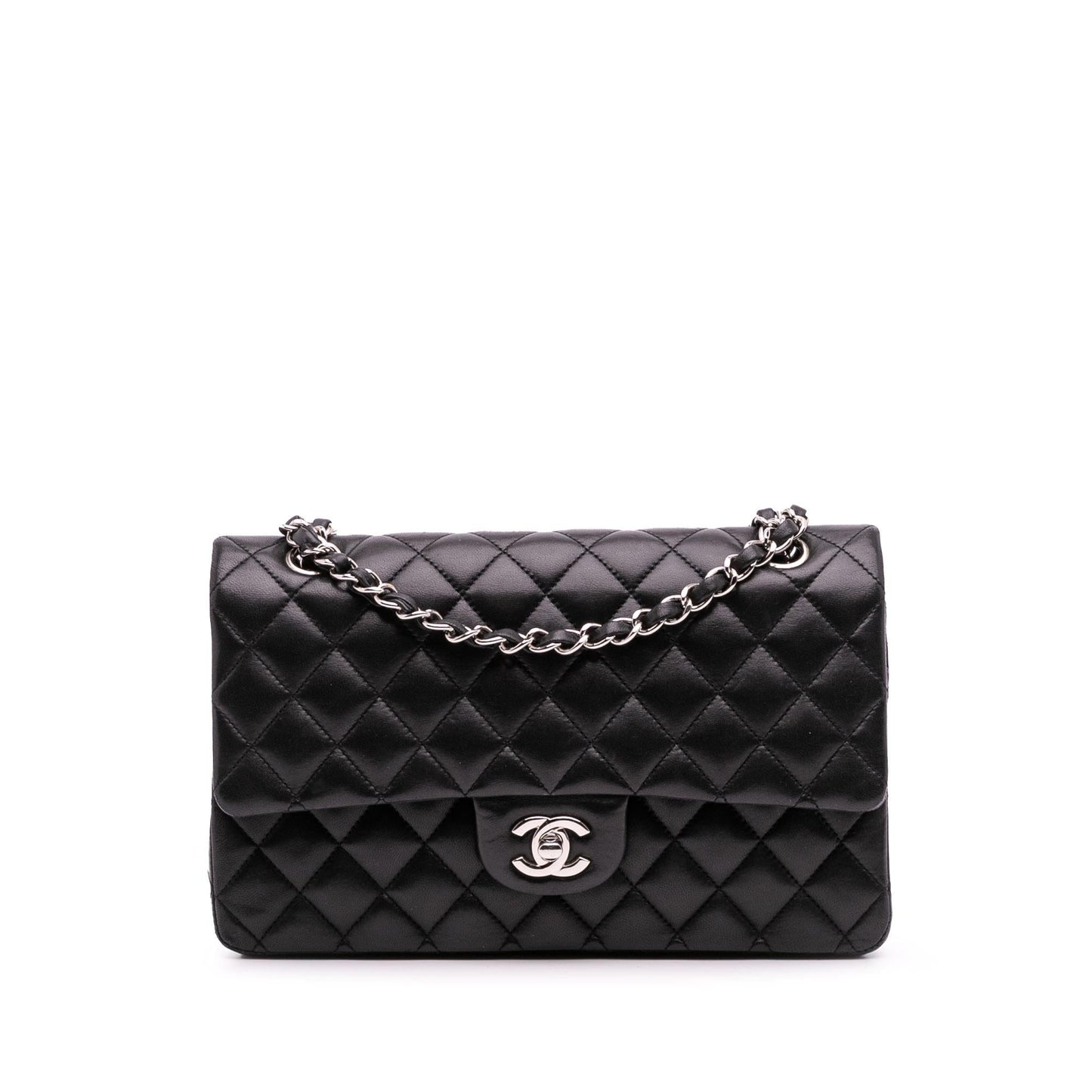 Chanel Gabrielle Lambskin Black Shoulder Bag Style 33