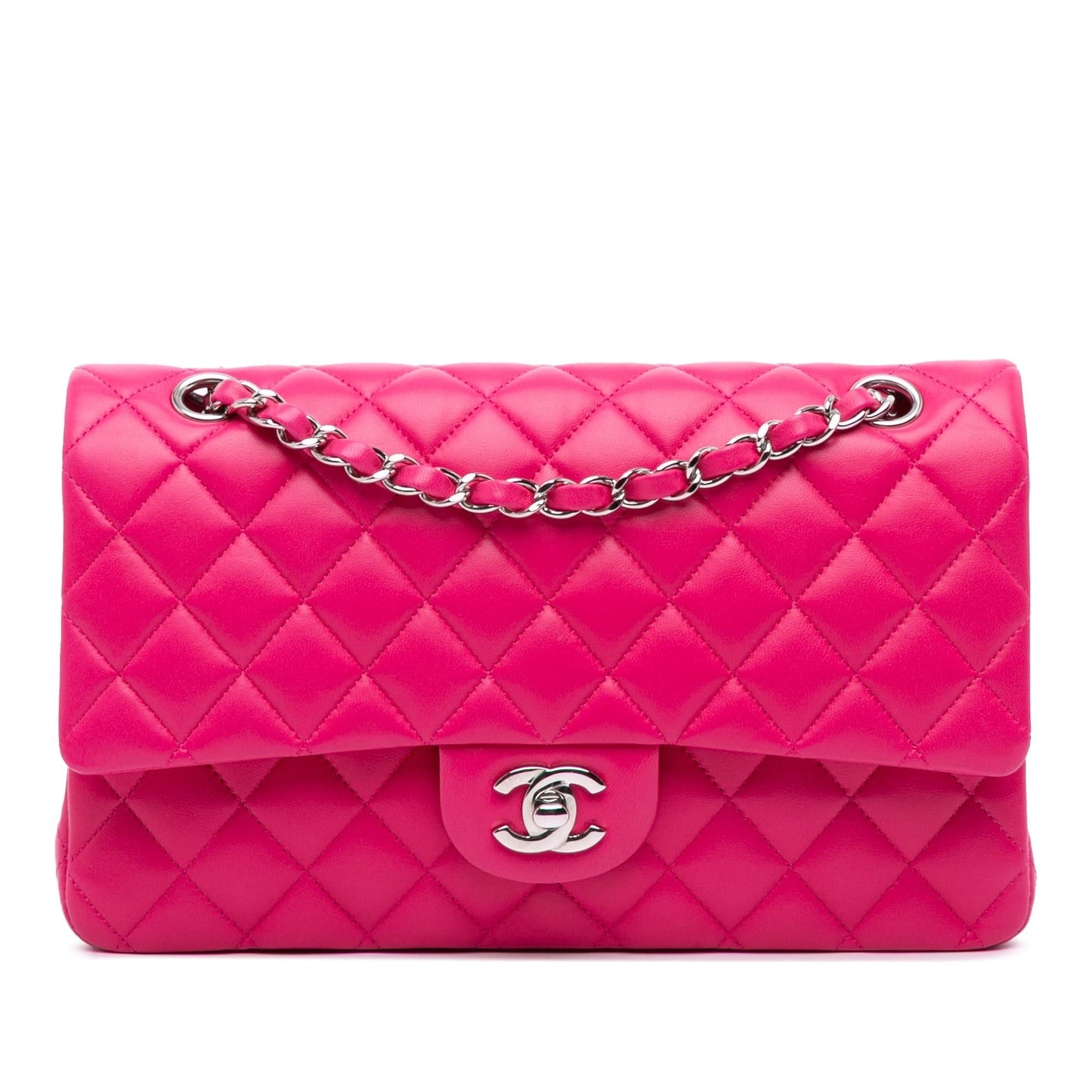 Chanel Gabrielle Lambskin Pink Shoulder Bag Style 8