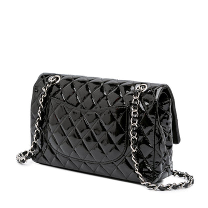 Chanel Gabrielle Patent Leather Black Shoulder Bag Style 23