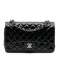 Chanel Gabrielle Patent Leather Black Shoulder Bag Style 2