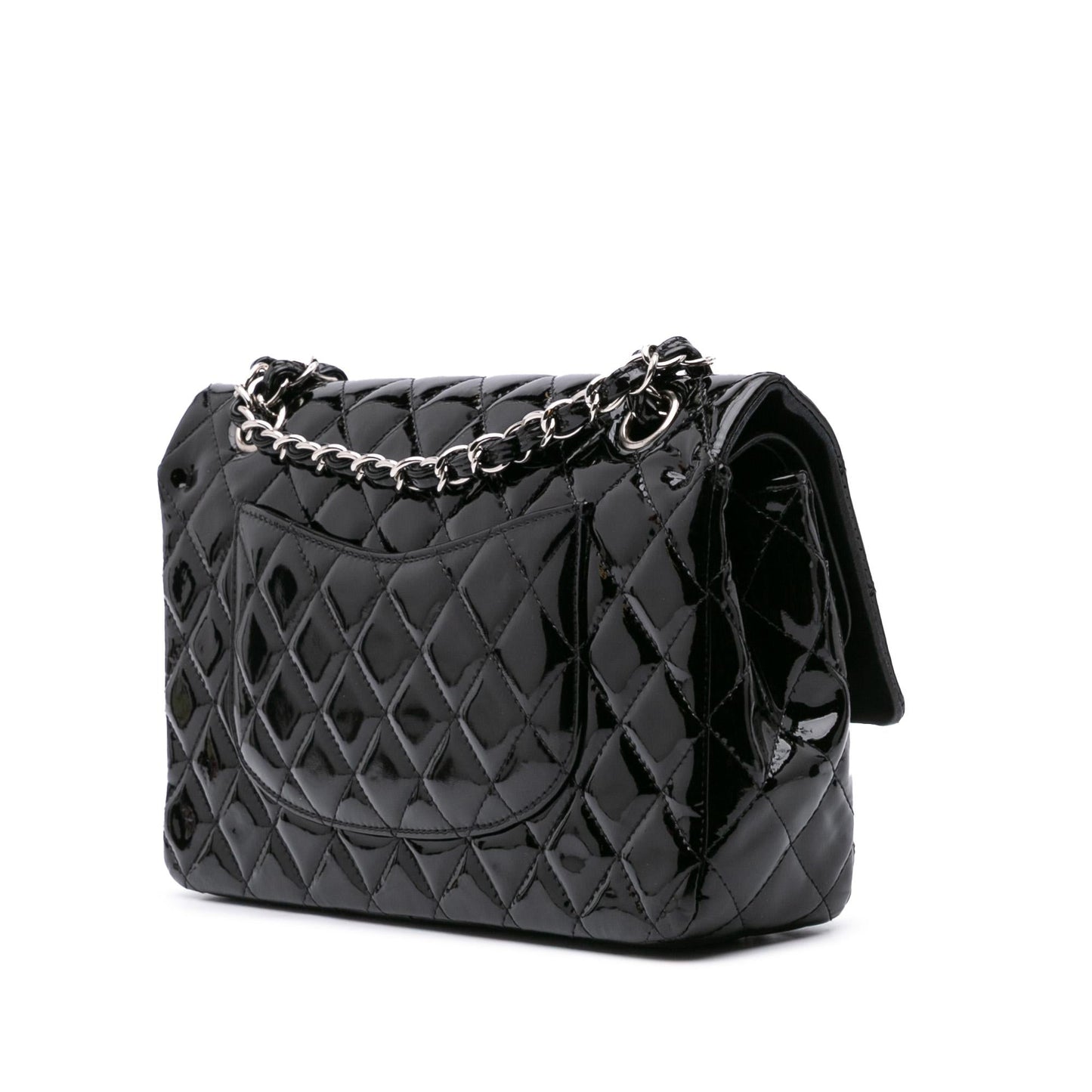 Chanel Gabrielle Patent Leather Black Shoulder Bag Style 2