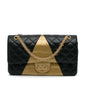 Chanel Medium Croc Embossed Lambskin 2 55 Reissue Double Flap Bag