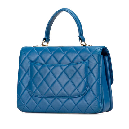 Chanel Gabrielle Lambskin Blue Shoulder Bag Style 6