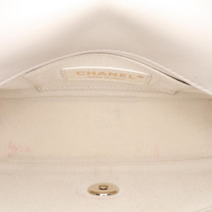 Chanel Medium Lambskin Twist Chain Enamel Cc Flap