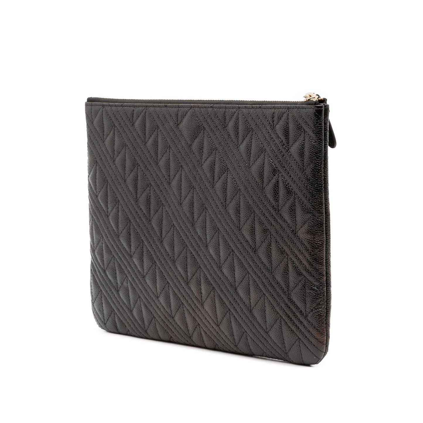 Chanel Gabrielle Caviar Black Shoulder Bag Style 6