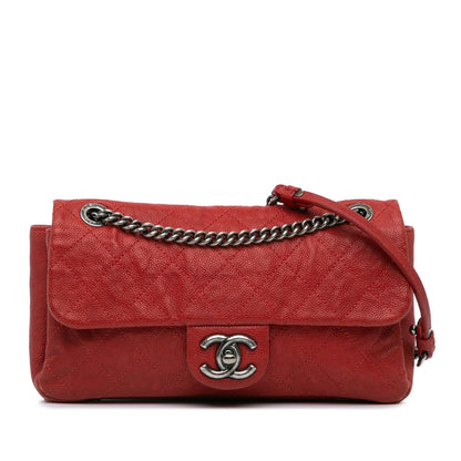Chanel Medium Quilted Caviar Simply Cc Flap