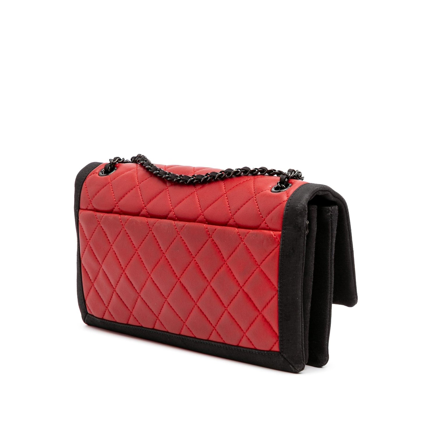 Chanel Gabrielle Lambskin Black Shoulder Bag Style 77