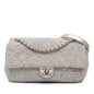 Chanel Medium Quilted Lurex Ground Control Pluto Glitter Flap