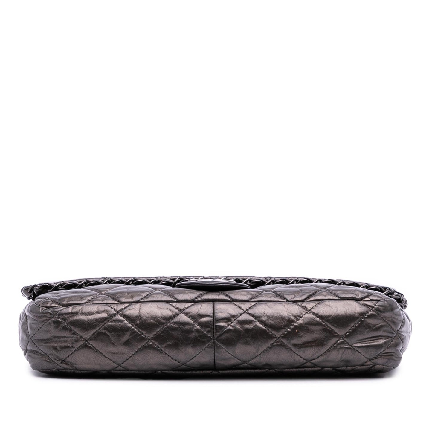 Chanel Gabrielle Calfskin Grey Shoulder Bag Calfskin