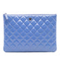 Chanel Gabrielle Patent Leather Blue Shoulder Bag