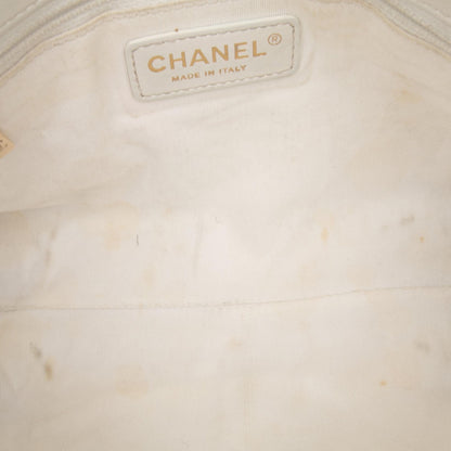 Chanel Medium Stitched Calfskin Covered Cc Flap