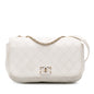 Chanel Medium Stitched Calfskin Covered Cc Flap