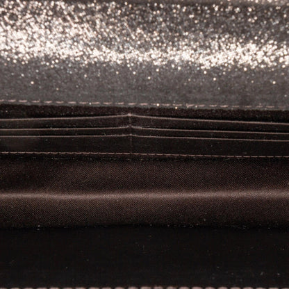Chanel Metiers D Art Quilted Iridescent Lambskin Tartan Button Wallet On Chain