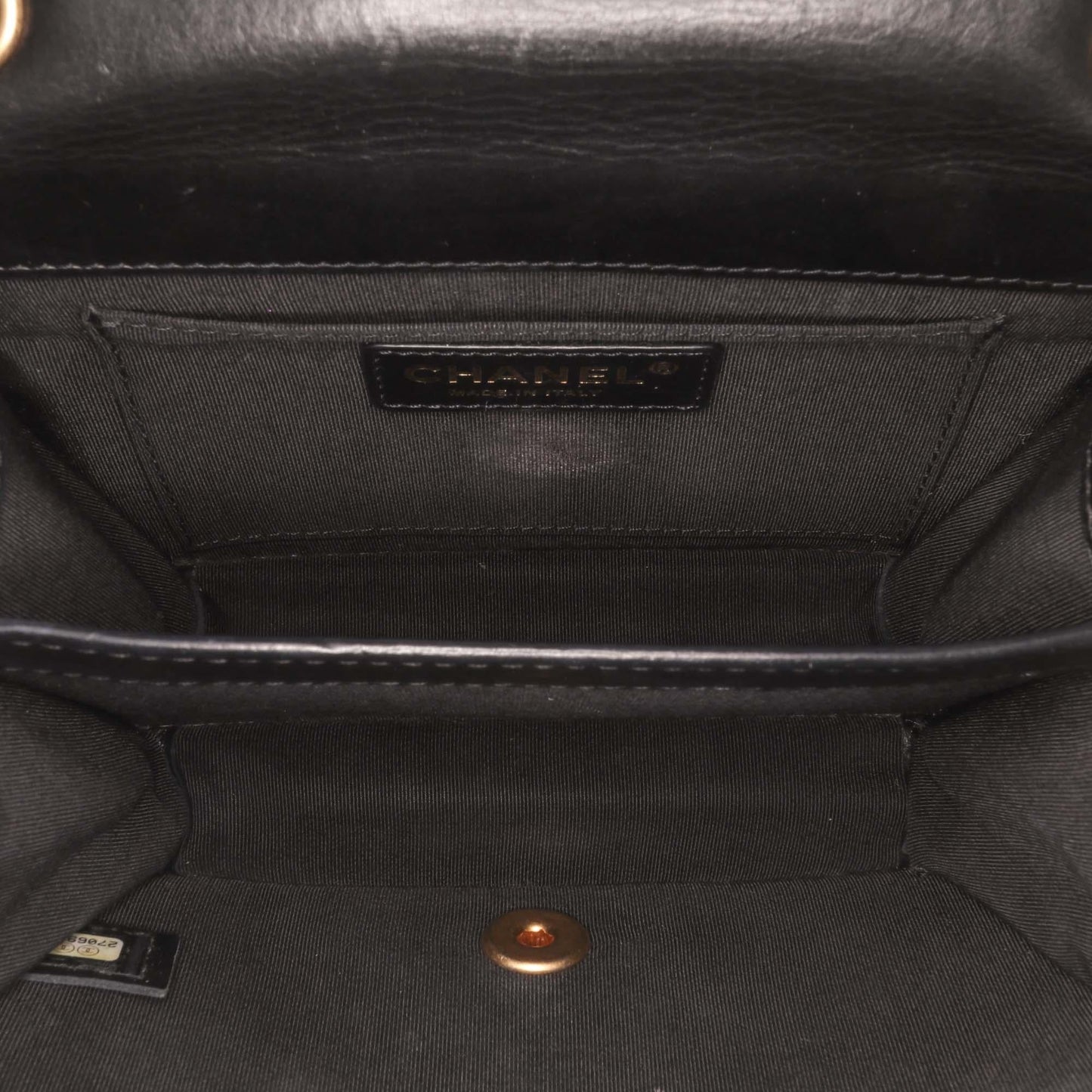 Chanel Mini Cc Quilted Lambskin Full Flap