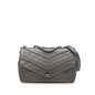 Chanel Gabrielle Calfskin Grey Shoulder Bag Style 3