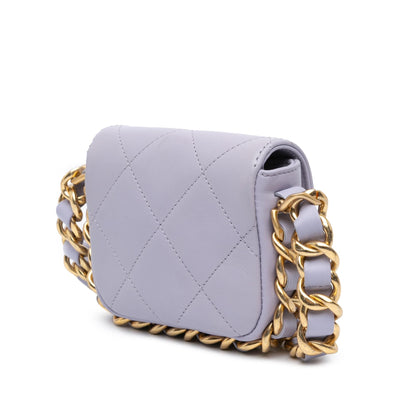 Chanel Gabrielle Calfskin Tan Shoulder Bag Calfskin