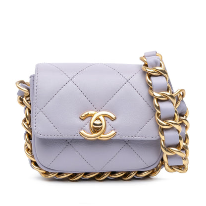 Chanel Gabrielle Calfskin Tan Shoulder Bag