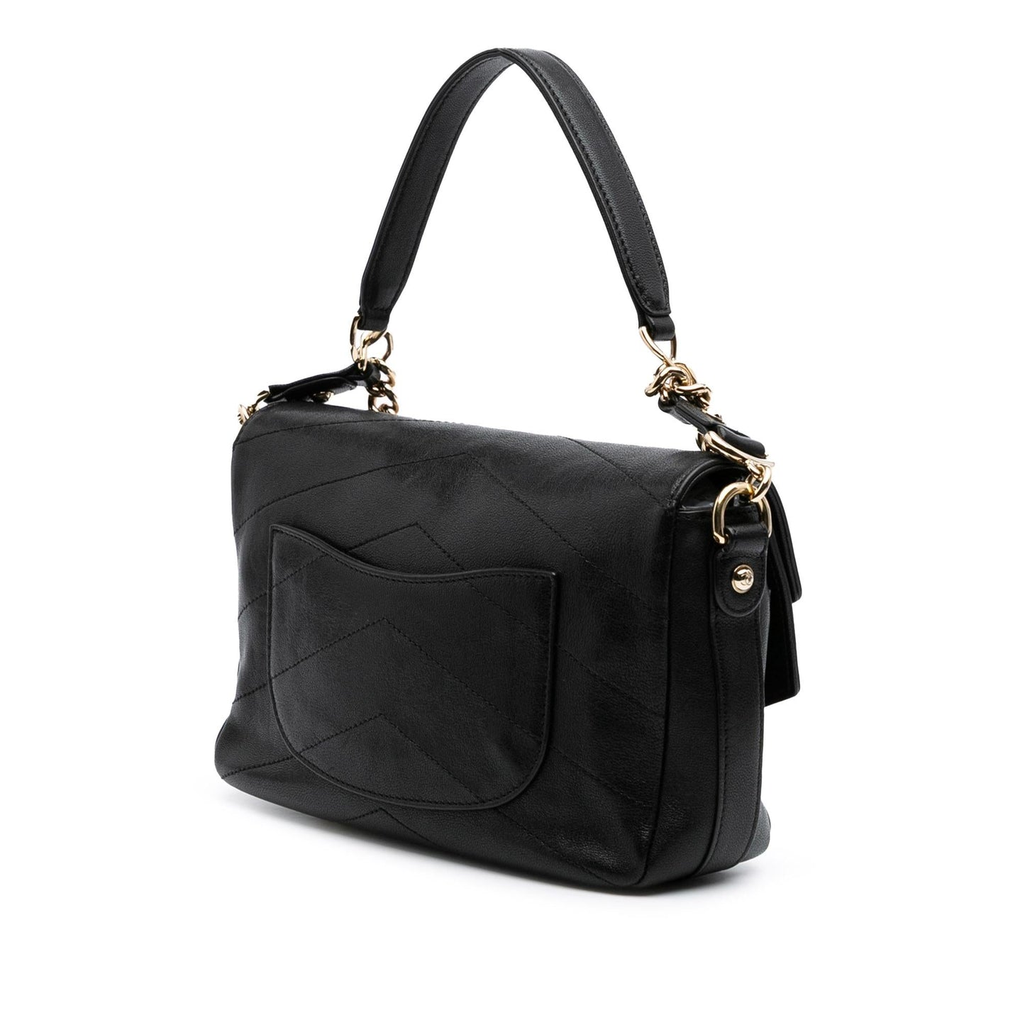 Chanel Gabrielle Quilted Black Shoulder Bag Style 3