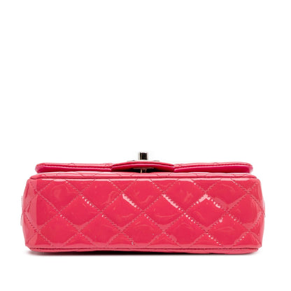 Chanel Gabrielle Patent Leather Pink Shoulder Bag Style 2