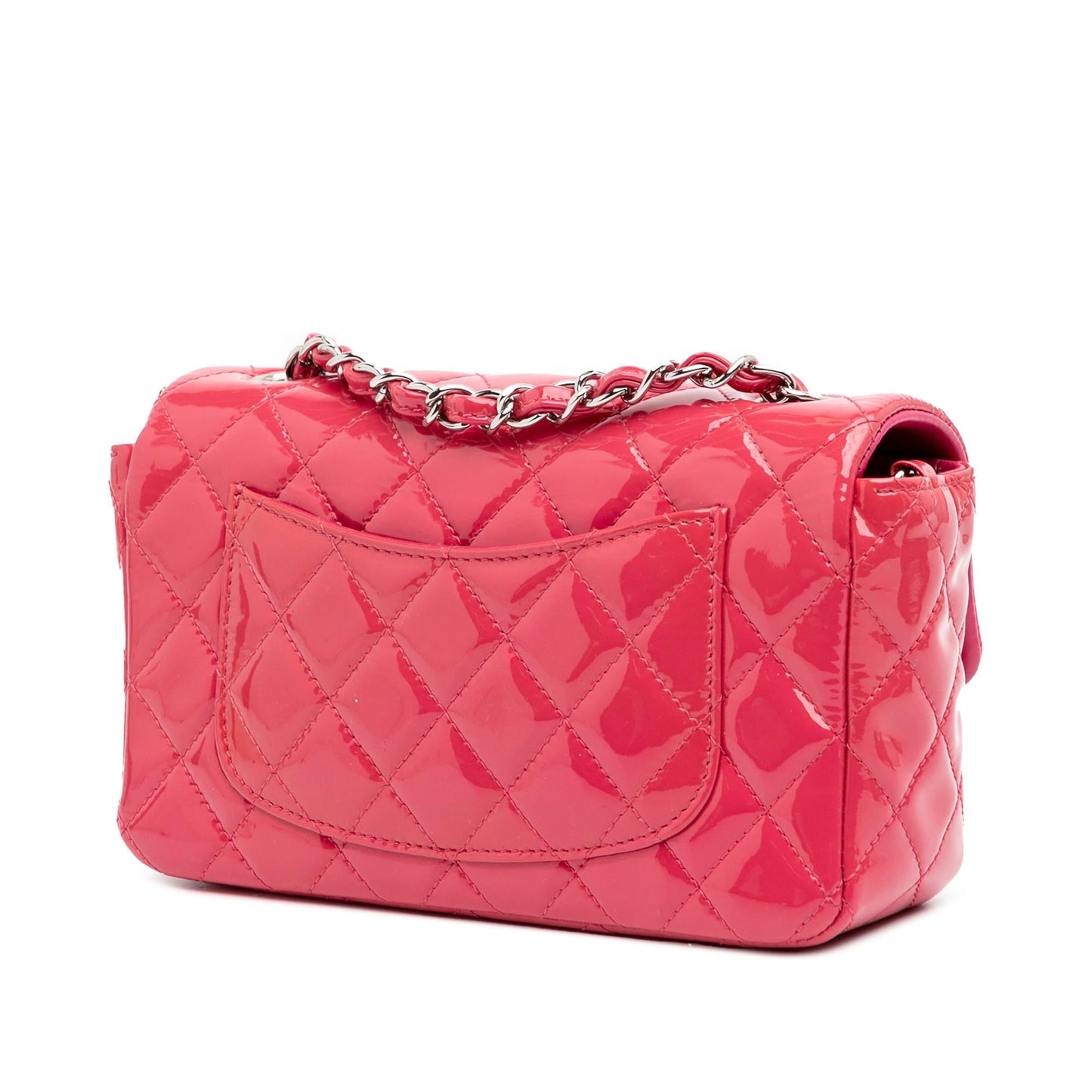Chanel Gabrielle Patent Leather Pink Shoulder Bag Style 2