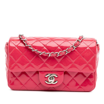 Chanel Gabrielle Patent Leather Pink Shoulder Bag