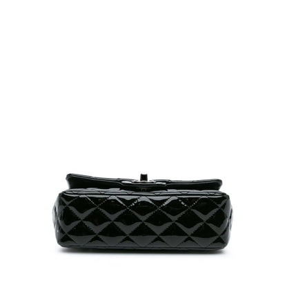 Chanel Gabrielle Patent Leather Black Shoulder Bag Style 14