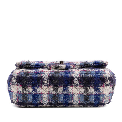 Chanel Gabrielle Tweed Blue Shoulder Bag