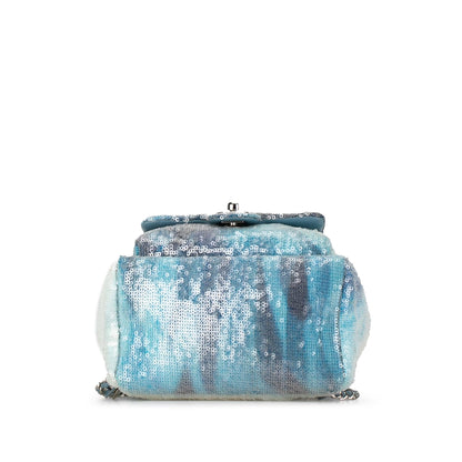 Chanel Mini Sequins And Lambskin Waterfall Backpack