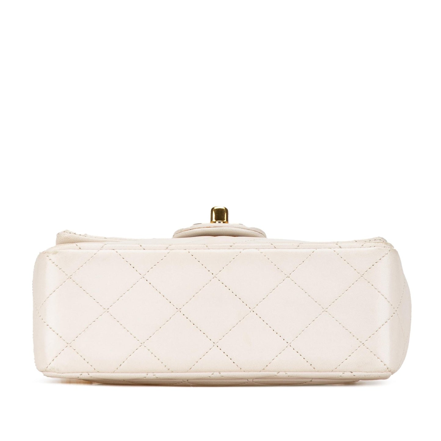 Chanel Gabrielle Lambskin White Shoulder Bag Style 8