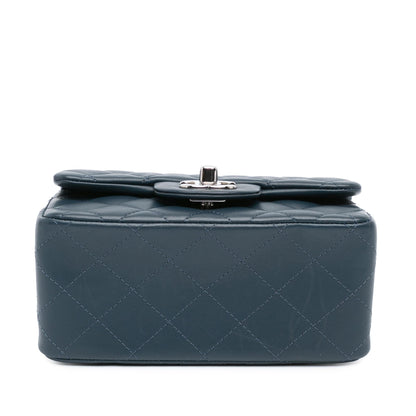 Chanel Gabrielle Lambskin Blue Shoulder Bag Style 10