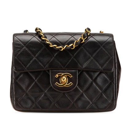 Chanel Gabrielle Lambskin Black Shoulder Bag Style 62