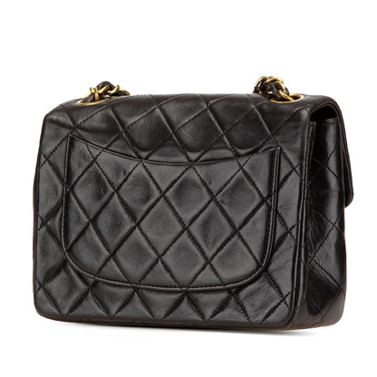 Chanel Gabrielle Lambskin Black Shoulder Bag Style 62