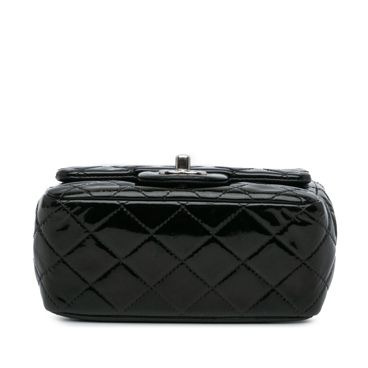Chanel Gabrielle Patent Leather Black Shoulder Bag Style 12