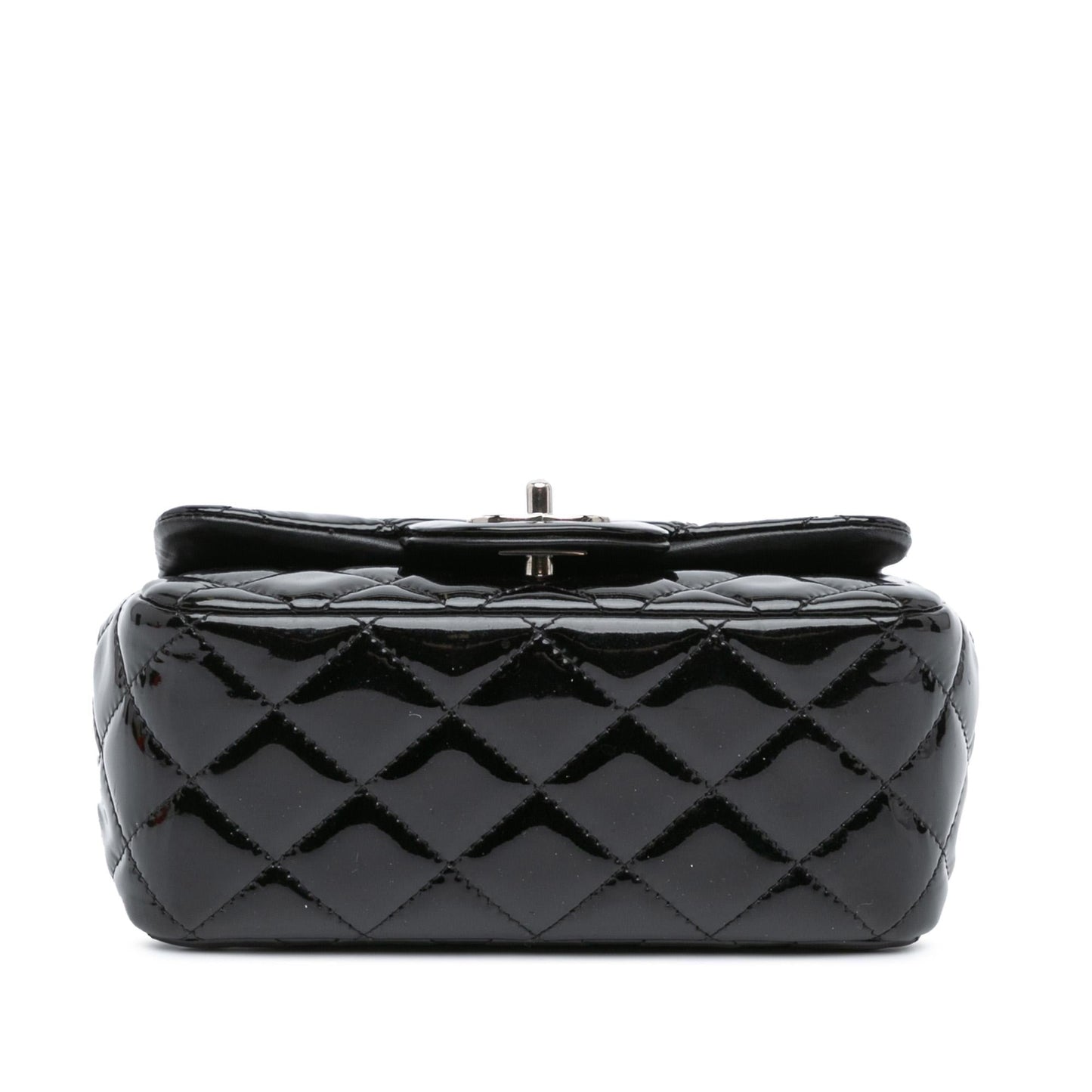 Chanel Gabrielle Patent Leather Black Shoulder Bag Style 17