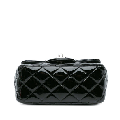 Chanel Gabrielle Patent Leather Black Shoulder Bag Style 9