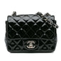 Chanel Gabrielle Patent Leather Black Shoulder Bag Style 6