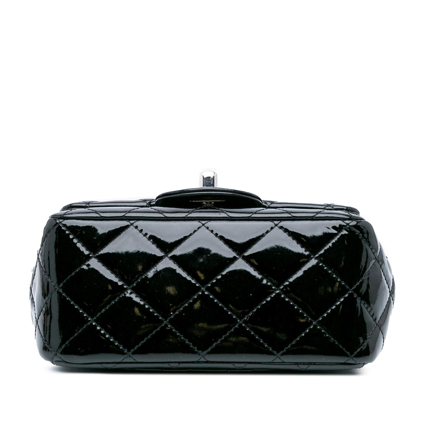 Chanel Gabrielle Patent Leather Black Shoulder Bag Style 7