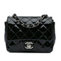 Chanel Gabrielle Patent Leather Black Shoulder Bag Style 5