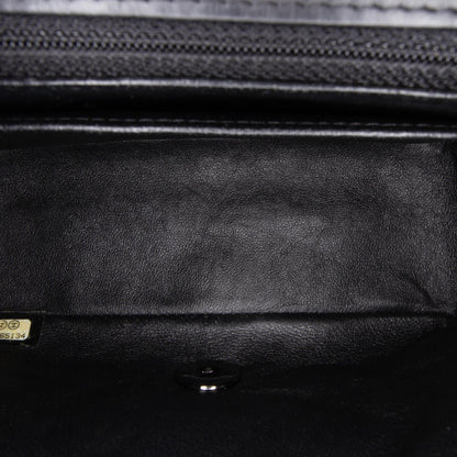 Chanel Gabrielle Patent Leather Black Shoulder Bag