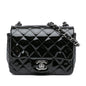 Chanel Gabrielle Patent Leather Black Shoulder Bag