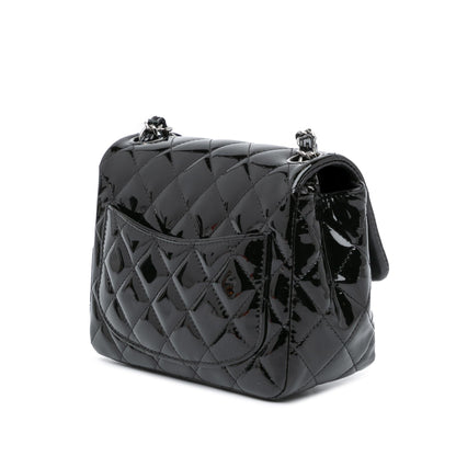 Chanel Gabrielle Patent Leather Black Shoulder Bag