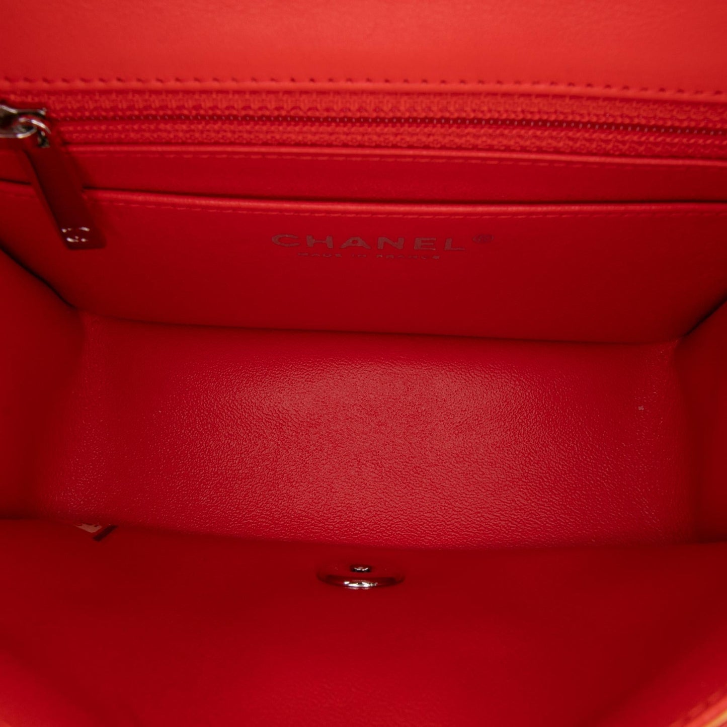 Chanel Gabrielle Patent Leather Red Shoulder Bag